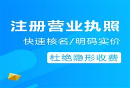青山公司注册 一条龙服务 专业会计全程办理 青山公司注册