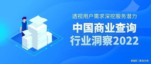 透视用户需求深挖服务潜力 2022中国商业查询行业洞察